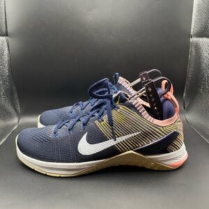 Nike Metcon DSX Flyknit 2 Shoes Sneakers Navy Blue 924595-404 Women’s Size 9